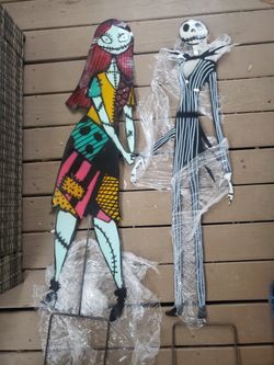 Garden Metal decoration Jack And Sally