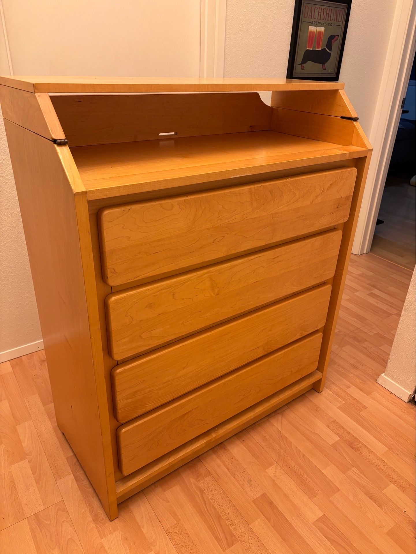 Baby changing table and dresser combo