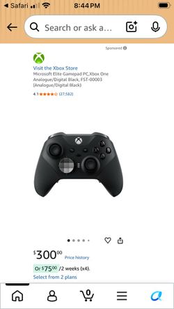 Microsoft Elite Xbox controller digital black