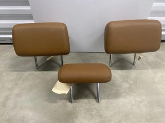 2006-2010 Infiniti M35 M45 Rear Headrest Set of 3 Bourbon OEM