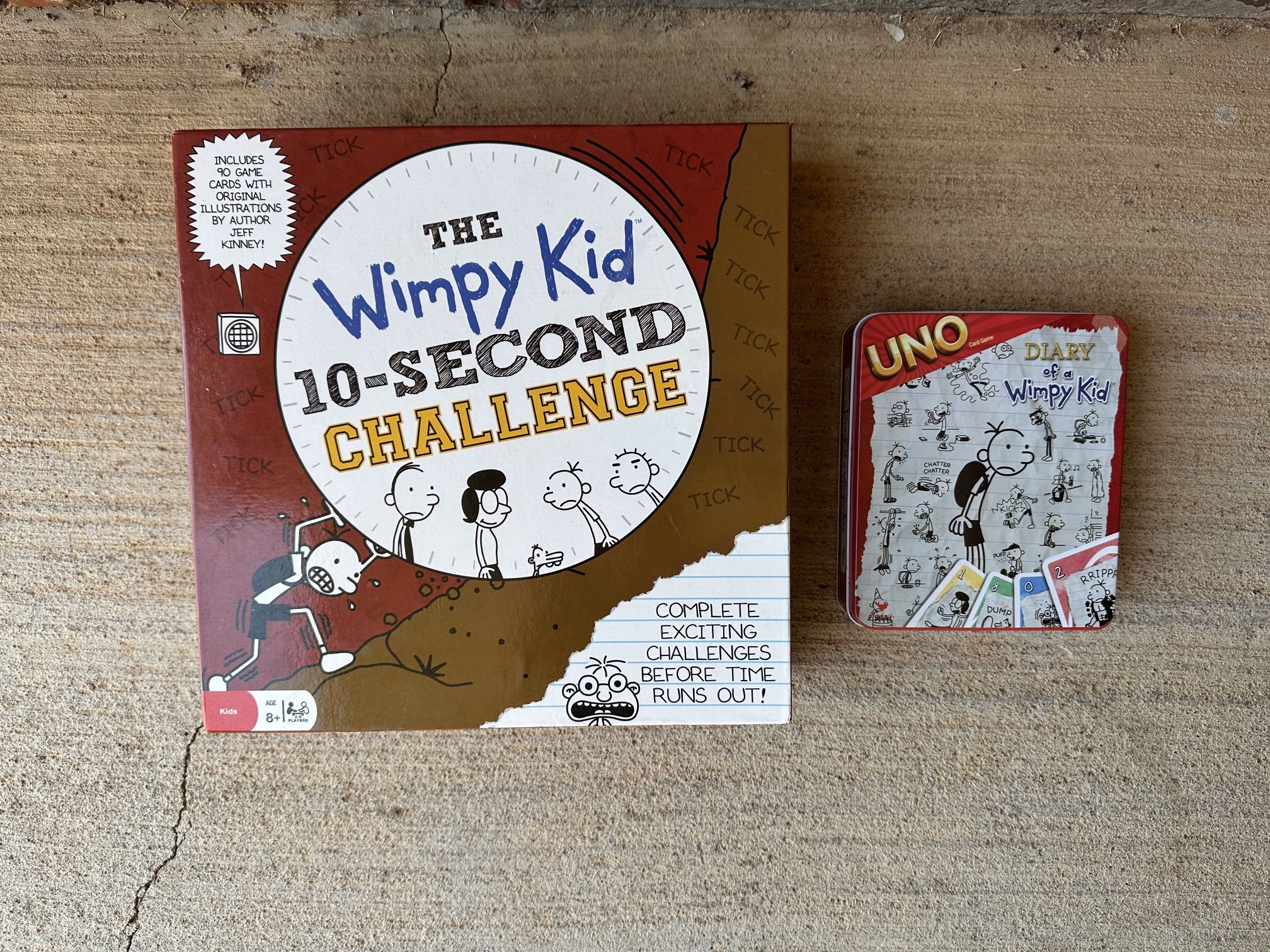 The Diary Of A Wimpy Kid 10-Second Challenge Game—Has All Pieces & Instructions $12.   Booth C22