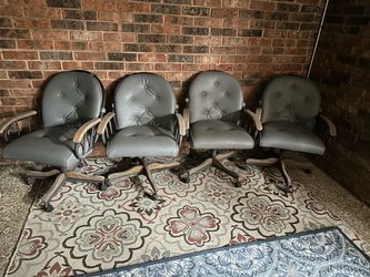 Leather chair $10 each