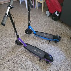2  Razor Electric Scooter