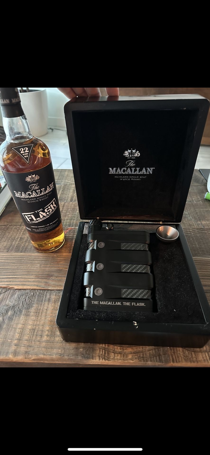 The Macallan 'The Oakley Flask' American Oak 22 Year Old Single Malt Scotch Whisky