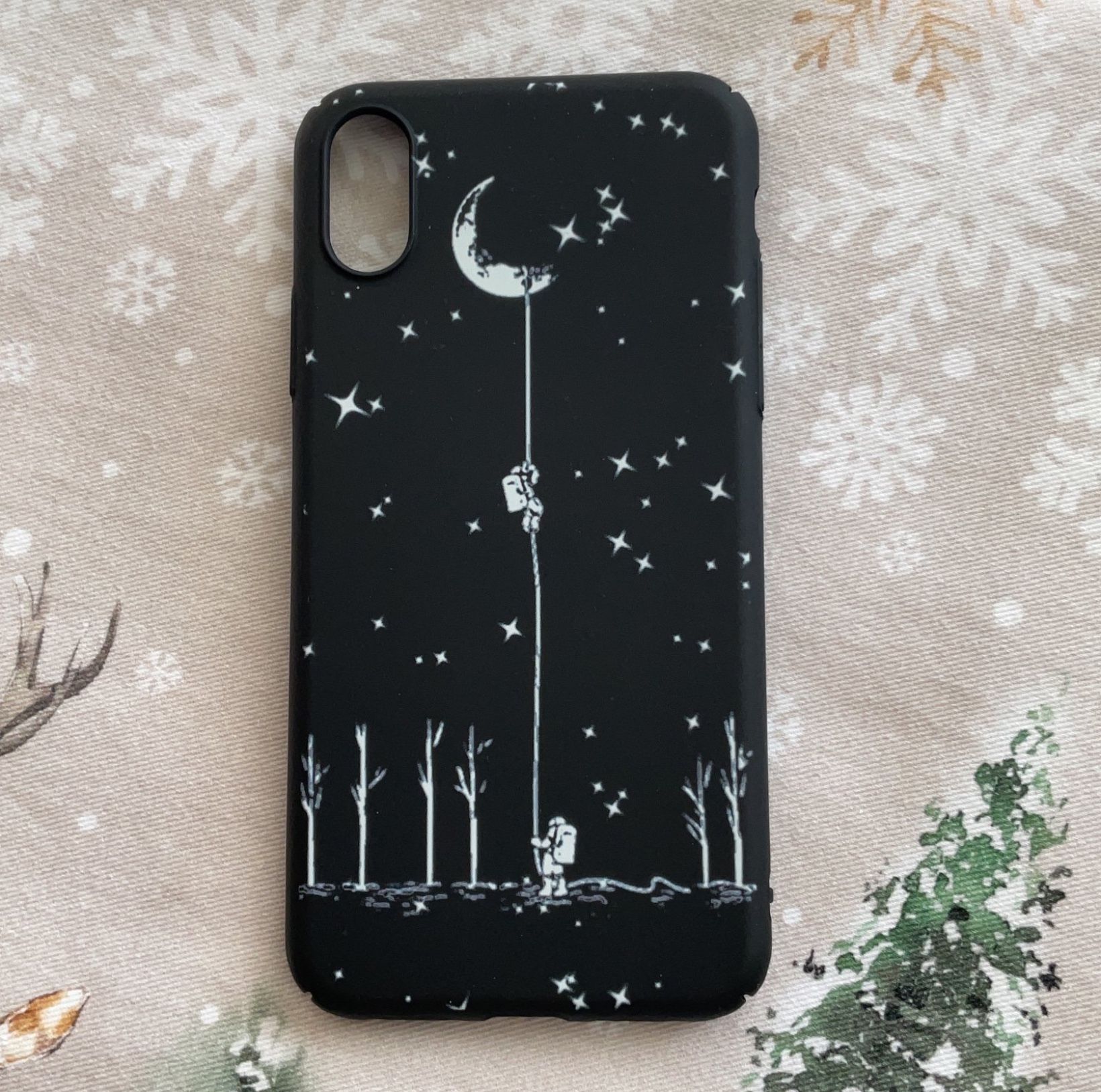 Space Black matte hard case for iPhone X