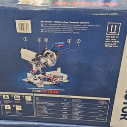 Bosch PROFACTOR 18V Brushless Single-Bevel Slide Miter Saw