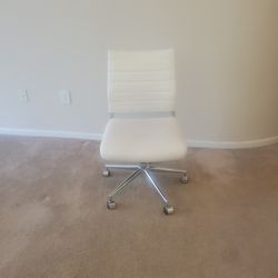 White Office Desk Chair $50 OBO