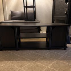 Black TV Entertainment Gaming Stand