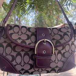Coach Purple Bag 