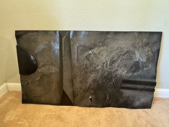 Brutalist Metal Wall Sculpture