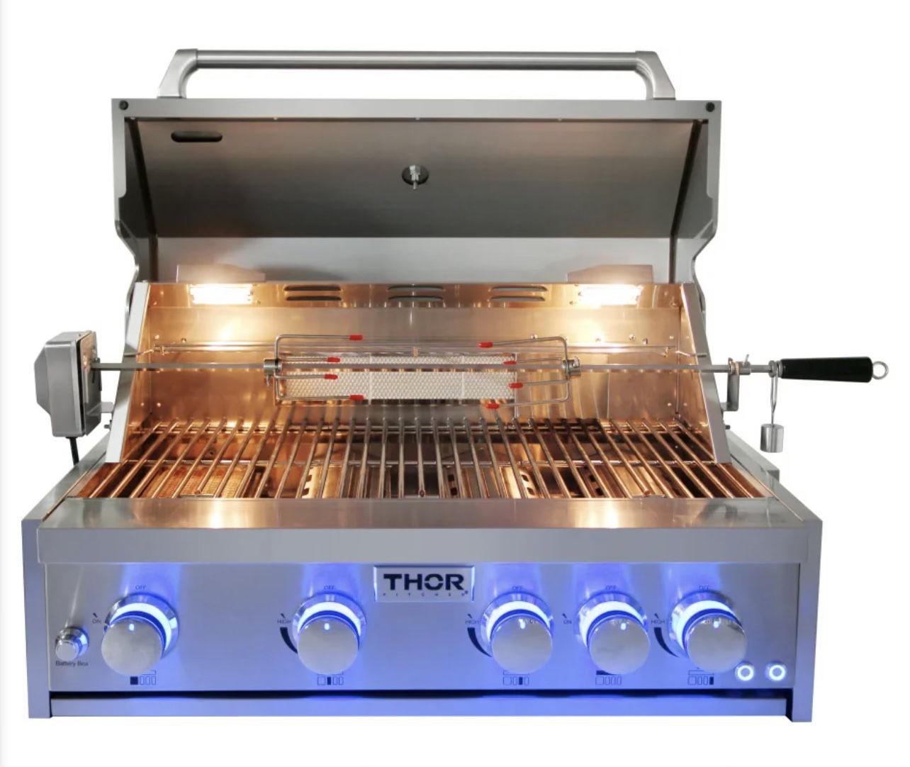 BBQ Grill 32” With Rotisserie 