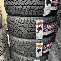 225/55/18 American Roadstar All Terrain Tires
