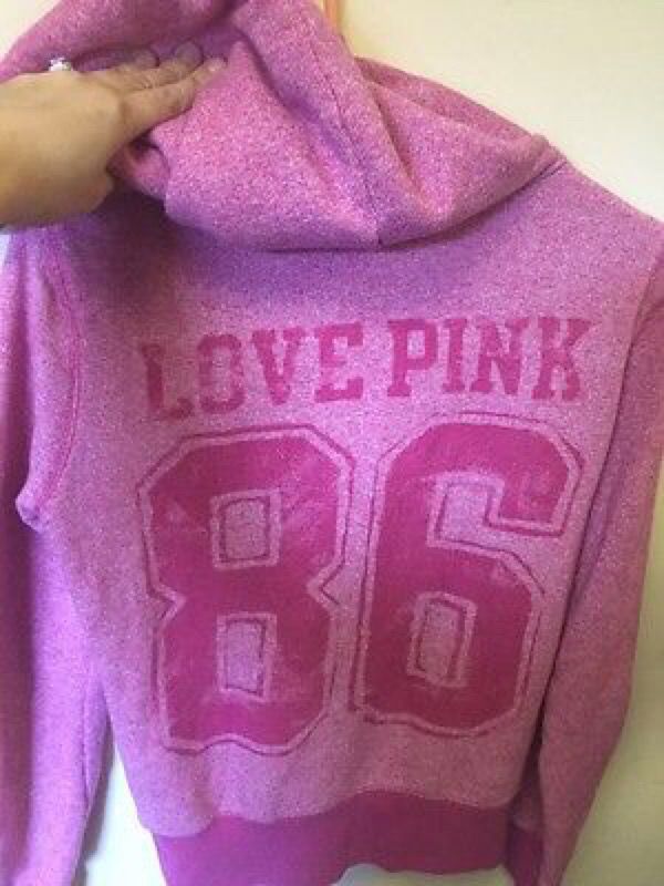 Victoria's secret pink small zip up hoodie
