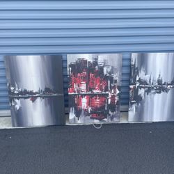 3 Piece Canvas Art