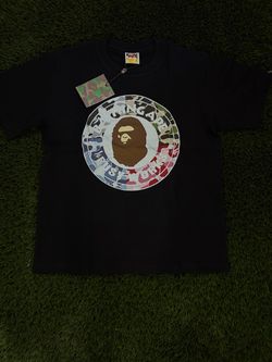 BAPE A Bathing Ape Black Graphic T-Shirt