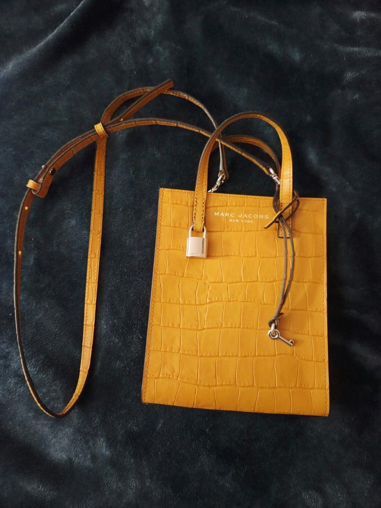 Marc Jacobs Mini Grind Yellow Mustard Tote bag