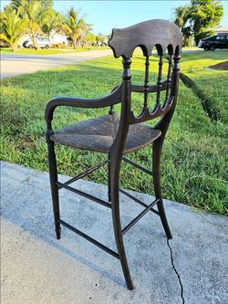 Wicker Seat Toddler High Chair