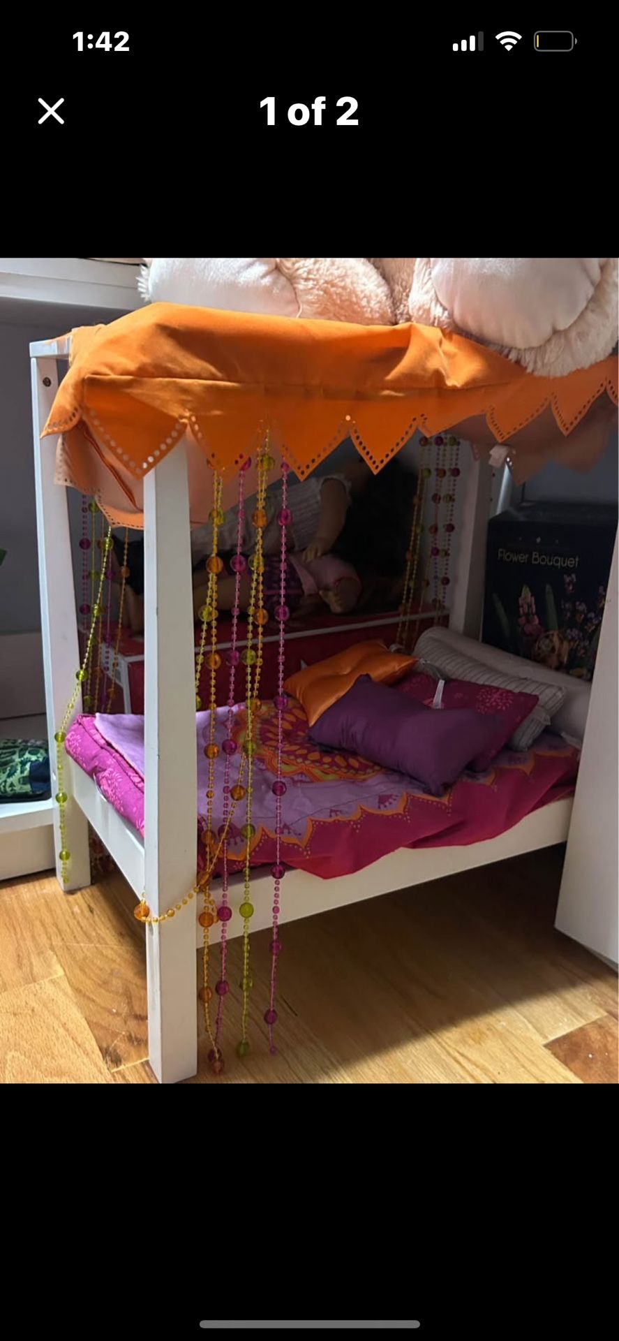 American Girl Doll Julie’s Bed