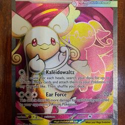 Pokemon Mega Audino EX 253/217 Ascended Heroes Full Art INK BLOT ERROR NM ⭐️