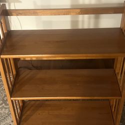 Wood 3 Shelf Bookcase/Storage shelf 