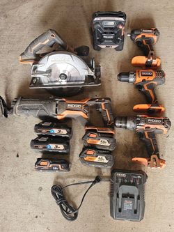 Rigid 18v tool combo set