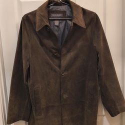 Suede Long Coat 