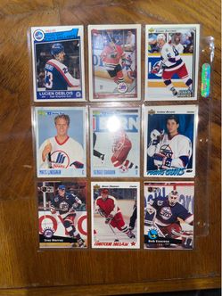 Winnipeg Jets Hockey Card Lot