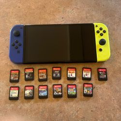 OLED Switch + Switch games