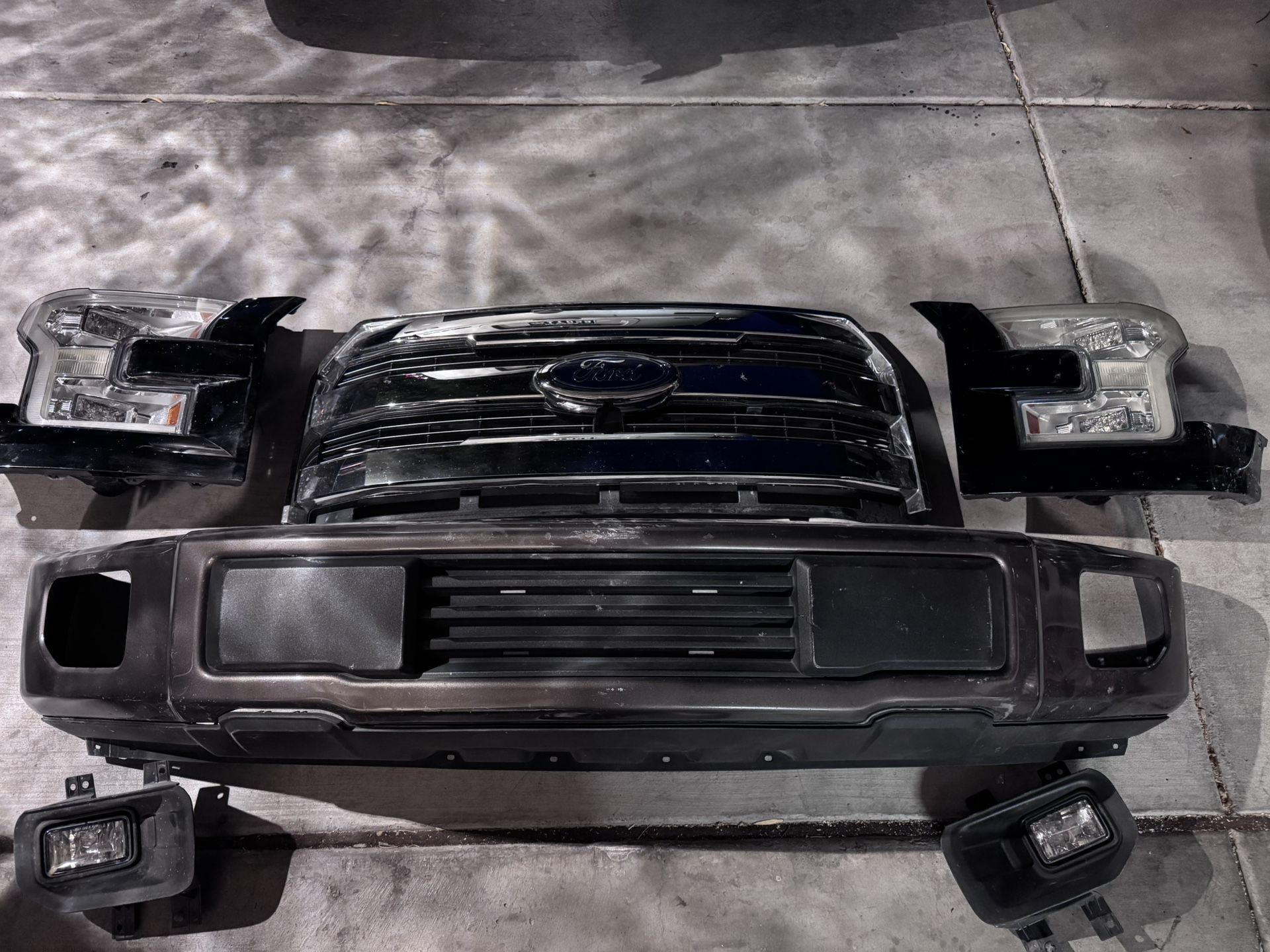 2015-2017 F150 OEM headlights Bumper And Grille