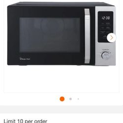 Magic Chef
1.0 cu. ft. Countertop Microwave in Stainless and Black with Air Fryer