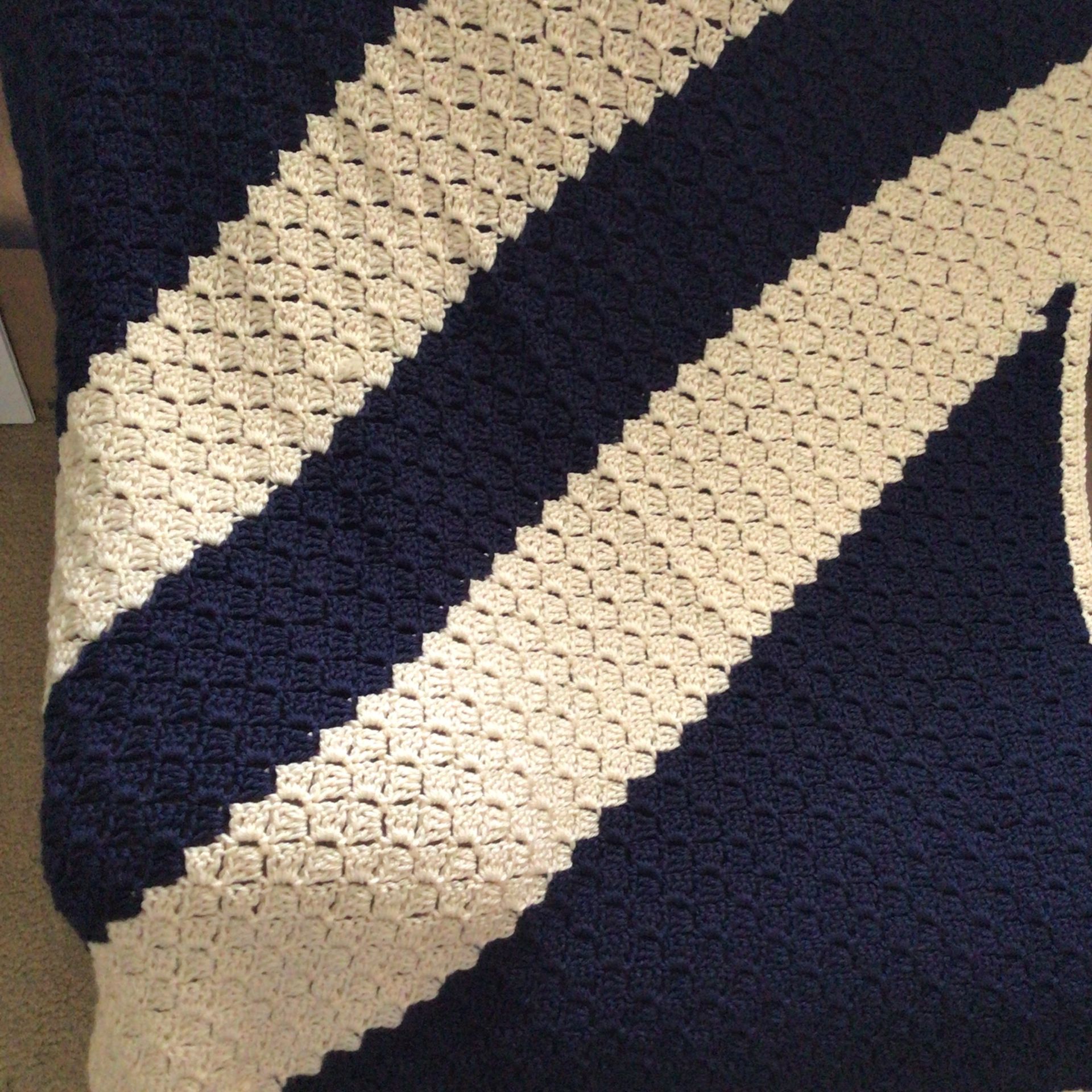 Nice Crocheted Throw Blanket