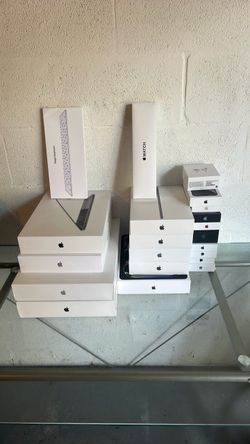 Lot of Original Apple Boxes – iPhone & Apple Packaging – Empty Boxes Only - 21 boxes