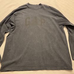 Yeezy Gap Engineered by Balenciaga Dove Long-Sleeve Tee Size M, Made In USA