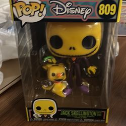 Giant Jack Skellington With Zero 809 Funko Pop