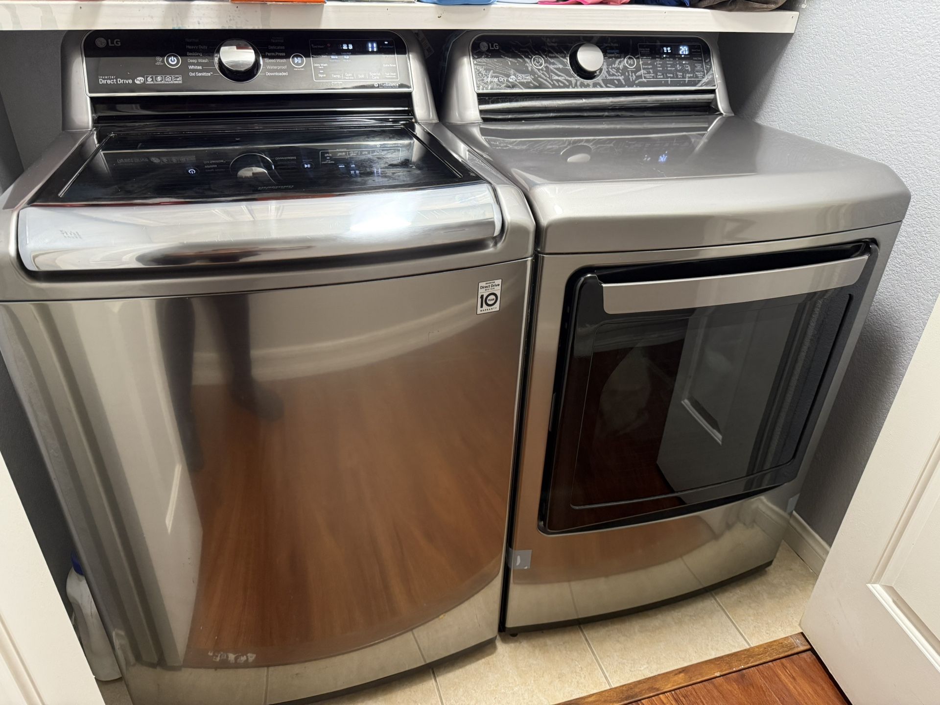 LG Washer And GAS Dryer