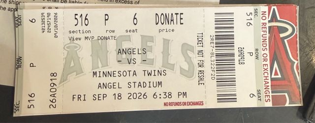 Angel tickets