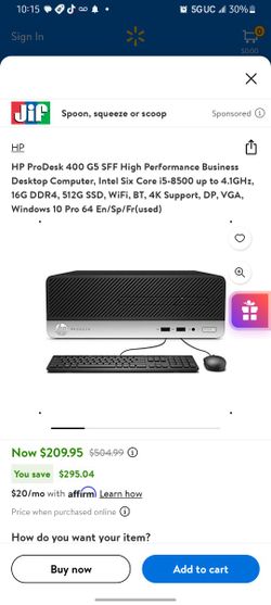 Hp Pro desk Top Computer