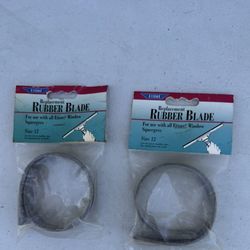 Ettore 12” Rubber Blade Used For A Window Squeegee