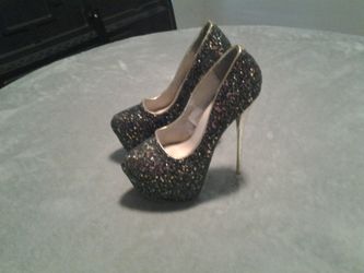 Sparkly heels