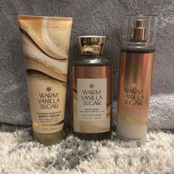 Bath & Body Works Warm Vanilla Sugar Set 