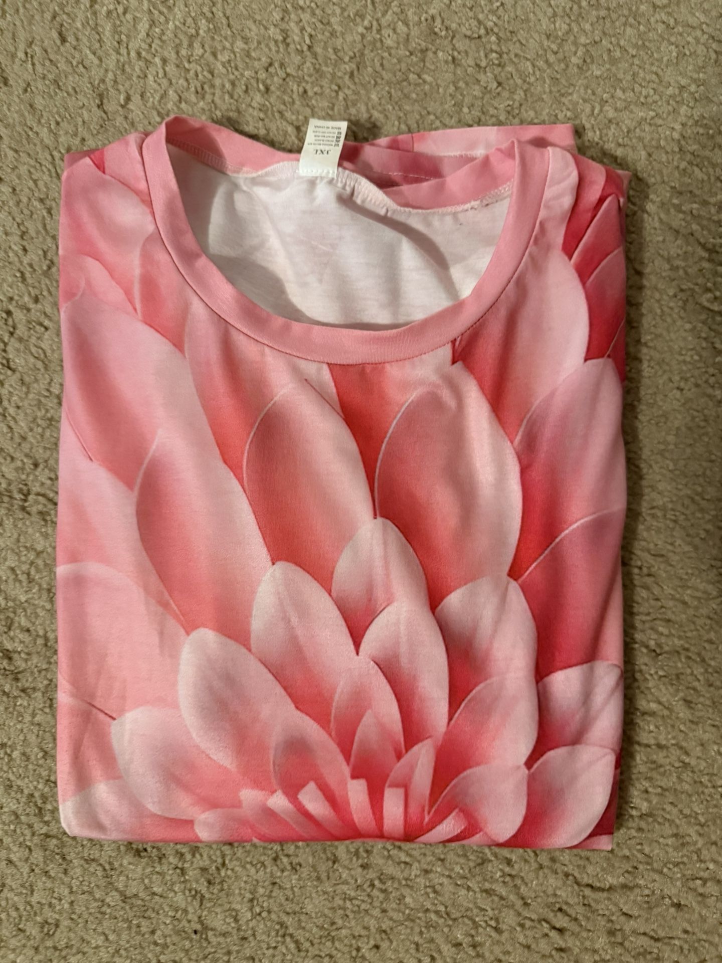 WOMENS PINK SHIRT 👚  SIZE 3X