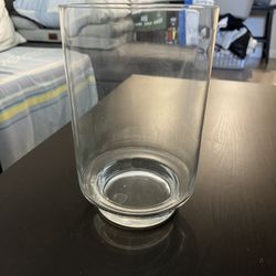 Ashland 14” Glass Cylinder Vase – 5.9” Diameter – Tall Clear Decorative Vase