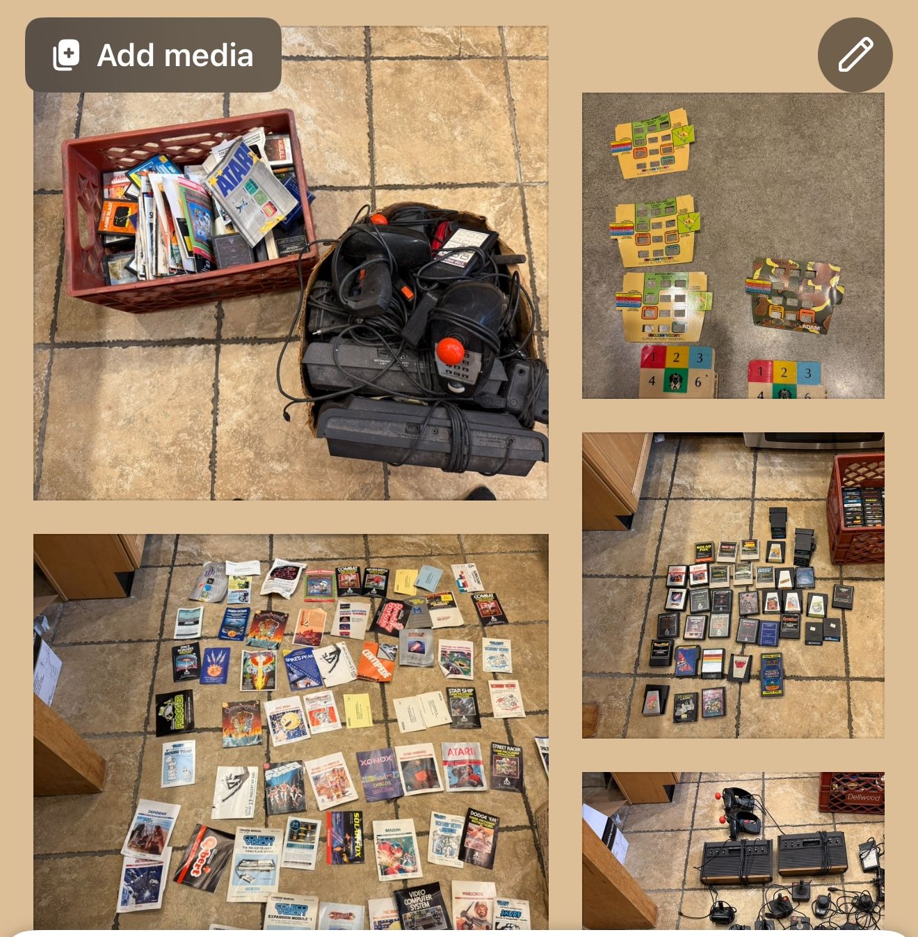 What you see is exactly what you get THAT INCLUDES THE DUST! Been sitting in our home for decades… Too much time has passed to remember if it all w