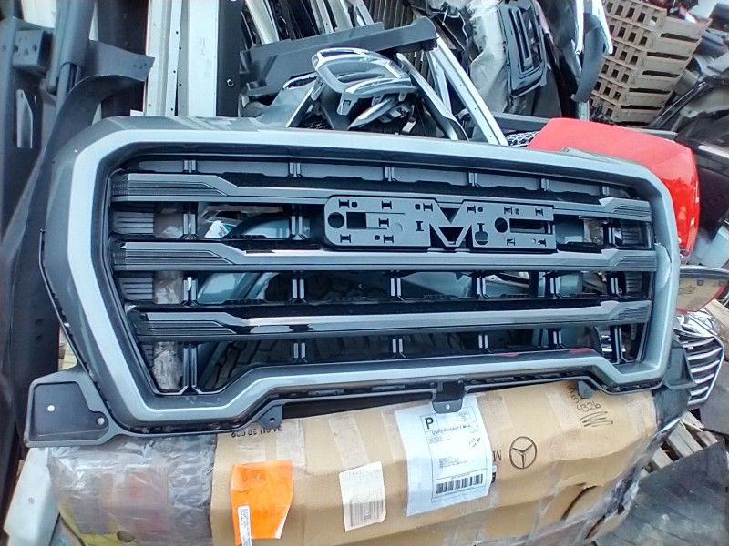 2019 To 2021 GMC 1500 Front Grill Gray And Black Painted OEM Part
