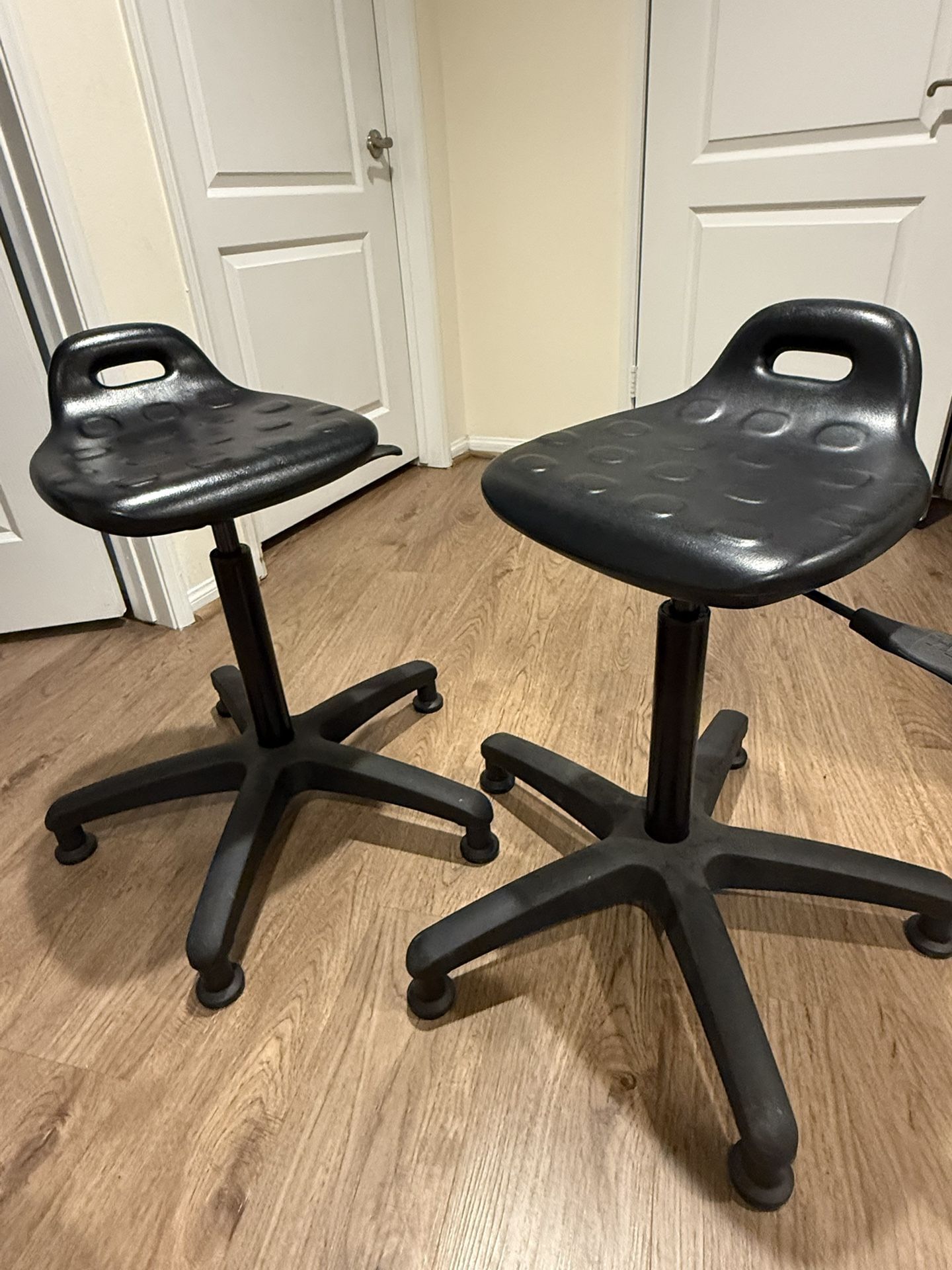 These are two industrial Bristol Typist Chairs. Chair