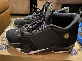 NIKE AIR JORDAN 14 INDIGLO SIZE 9.5 BARELY USED PLEASE READ CAREFULLY
