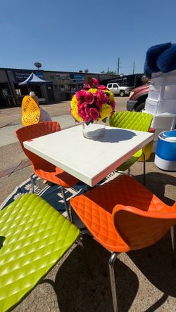 Table & 4 chairs .$80