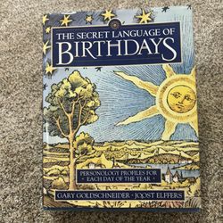 Personology Book : The Secret Language Of Birthdays