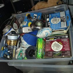 Fishing Accessories + Poles