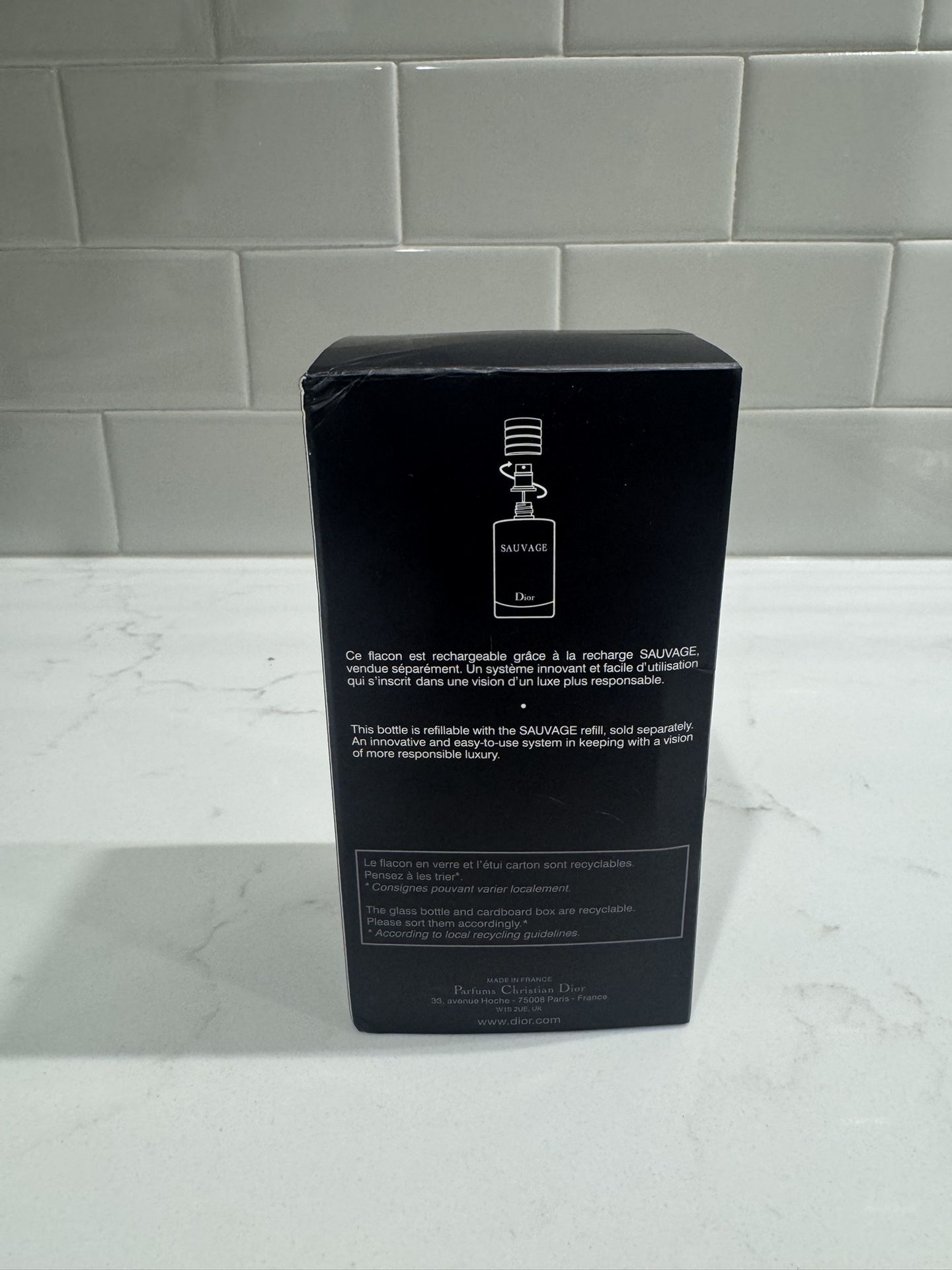 Dior Sauvage Eau de Parfum Spray Men oz (100 Ml) New Sealed Box